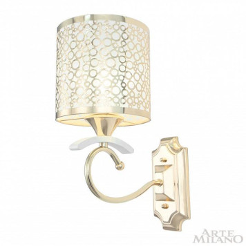 Бра Arte Milano Florentia-9787 309787/1W Wh/Gd-3
