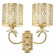 Бра Arte Milano Florentia-9787 309787/2W Wh/Gd