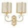 Бра Arte Milano Florentia-9787 309787/2W Wh/Gd