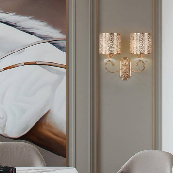 Бра Arte Milano Florentia-9787 309787/2W Wh/Gd-4