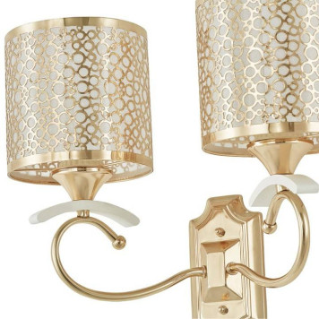 Бра Arte Milano Florentia-9787 309787/2W Wh/Gd-5