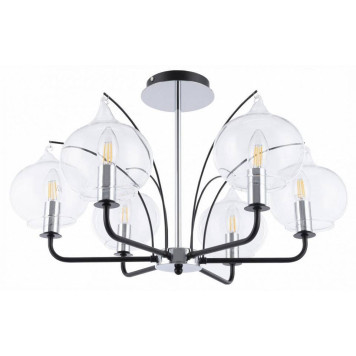 Люстра на штанге Arte Milano Napoli-321007 321007/6 BK.CR