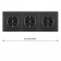 Розетка с заземлением и со шторкой Arte Milano SET06-3 SET06-3-40-1x3 black