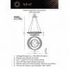 Подвесной светильник Aployt Olimp APL.045.13.90