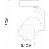 Светильник на штанге Arte Lamp Traccia A2310PL-1BK