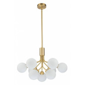 Люстра на штанге Belfast Bryson L-8130-6+3 BR GL