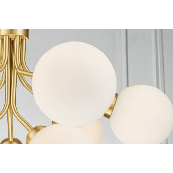 Люстра на штанге Belfast Bryson L-8130-6+3 BR GL-5