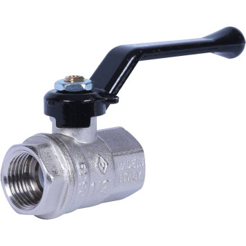 Шаровой кран BUGATTI New Jersey с ручкой-рычагом из алюминия, внутренняя резьба 1/2&
