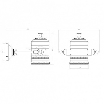 Бра Covali WL-30858-6