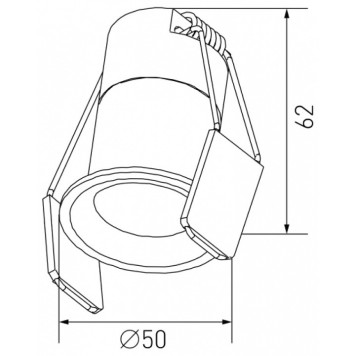 Встраиваемый светильник DesignLed HIDDEN 00-00006640-1
