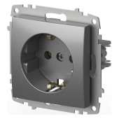 Розетка с заземлением, без рамки Elbi Eleсtriс Zena Vega 609-011000-217