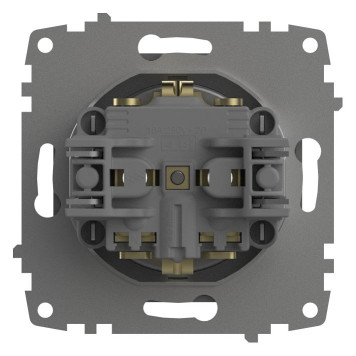Розетка с заземлением, без рамки Elbi Eleсtriс Zena Vega 609-011000-217-3