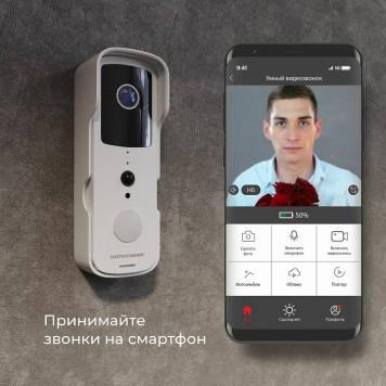 Звонок беспроводной с камерой Elektrostandard 76105 a059338-2