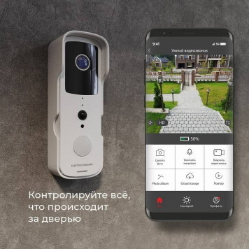 Звонок беспроводной с камерой Elektrostandard 76105 a059338-5