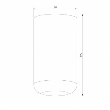 Накладной светильник Elektrostandard Onde a064195-1
