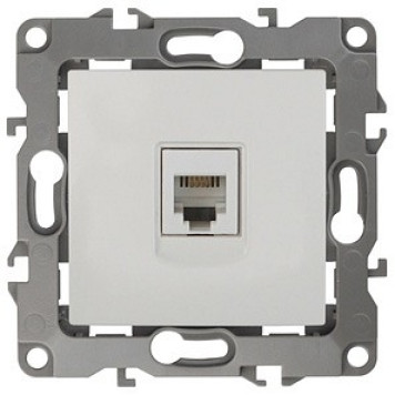 Розетка телефонная RJ-11 без рамки Эра Эра 12 12-3105-01