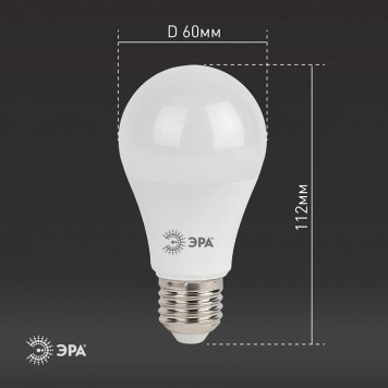 Лампа светодиодная Эра Стандарт LED A60-15W-827-E27-6