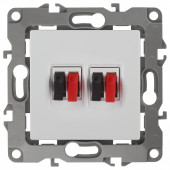 Розетка акустическая без рамки Эра Эра 12 12-3112-01