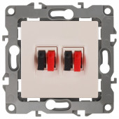 Розетка акустическая без рамки Эра Эра 12 12-3112-02