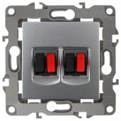 Розетка акустическая без рамки Эра Эра 12 12-3112-03