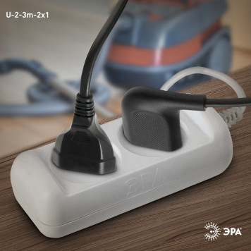 Удлинитель Эра U-2-3m-2x1-2