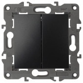 Выключатель двухклавишный без рамки Эра Эра Elegance 14-1104-05