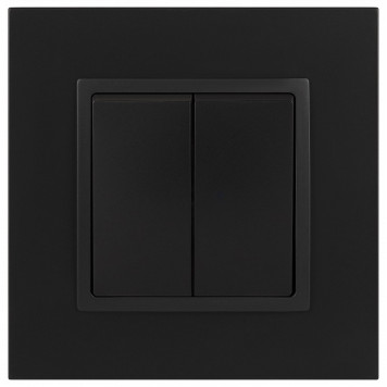 Выключатель двухклавишный без рамки Эра Эра Elegance 14-1104-05-2