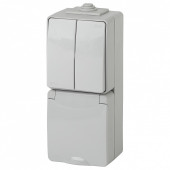 Блок с розеткой и выключателем Эра Эра Эксперт 11-7608-03