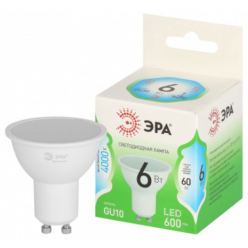 Лампа светодиодная Эра Green Line LED MR16-6W-840-GU10 GL-1