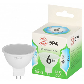 Лампа светодиодная Эра Green Line LED MR16-6W-840-GU5.3 GL-1