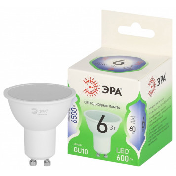 Лампа светодиодная Эра Green Line LED MR16-6W-865-GU10 GL-1