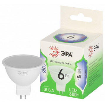 Лампа светодиодная Эра Green Line LED MR16-6W-865-GU5.3 GL-1
