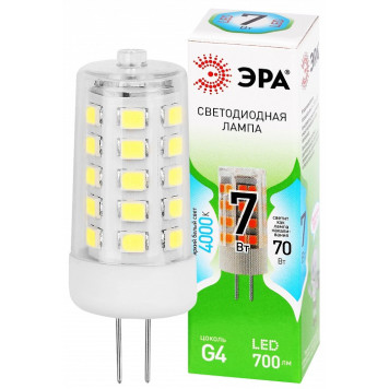 Лампа светодиодная Эра Green Line LED G4-JC-7W-840-12V GL-1