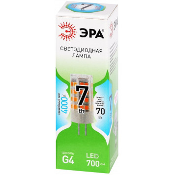 Лампа светодиодная Эра Green Line LED G4-JC-7W-840-12V GL-2