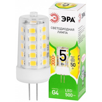 Лампа светодиодная Эра Green Line LED G4-JC-5W-830-12V GL-1