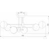 Потолочная люстра Eurosvet Nuvola 70129/6 латунь