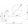 Бра Eurosvet Nuvola 70129/1 латунь