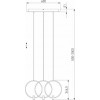 Подвесной светильник Eurosvet Layla 50257/3 LED черный