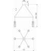 Подвесная люстра Eurosvet Gilian 60163/6 латунь