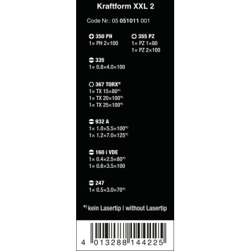 Набор отвёрток Wera Kraftform XXL 2 (05051011001)-7