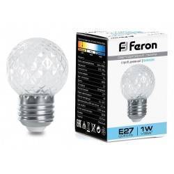 Лампа светодиодная Feron LB-377 E27 1Вт 6400K 38220