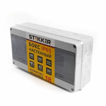 Электрический щиток накладной Stekker EBX50-1/18-65 39193-4