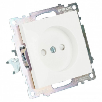 Розетка без заземления и со шторкой, без рамки Stekker Катрин 39303-5