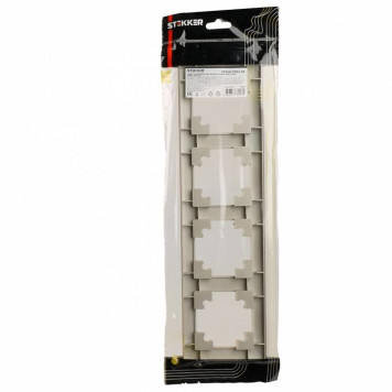 Рамка на 4 поста Stekker PFR00-7004-02 39805-4