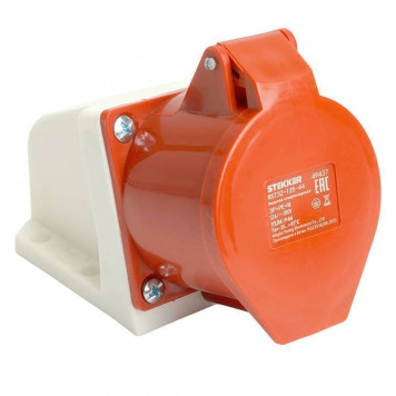 Розетка переносная разборная 3P+P с крышкой Stekker ST 49437-2