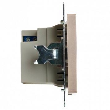 Розетка 2хUSB type A и C без рамки Stekker Катрин 50056-4