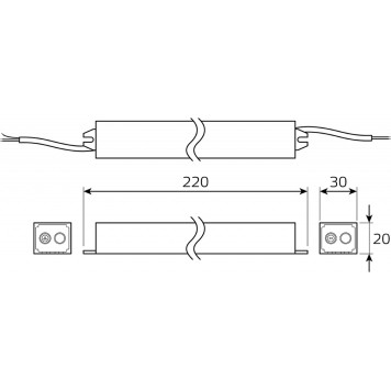 Блок питания с проводом Gauss BT522-4