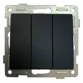 Выключатель трехклавишный без рамки Gusi Electric BRAVO С10В3-010