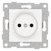 Розетка без заземления и со шторкой, без рамки Gusi Electric UGRA С11Р2-028
