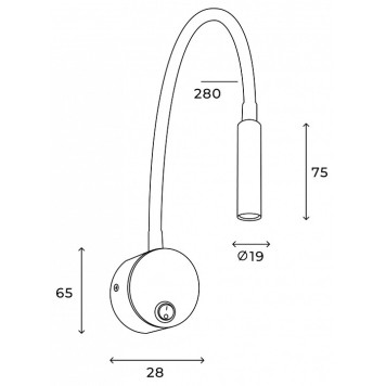Бра Hesby Lighting Edge HSBL_0208-7